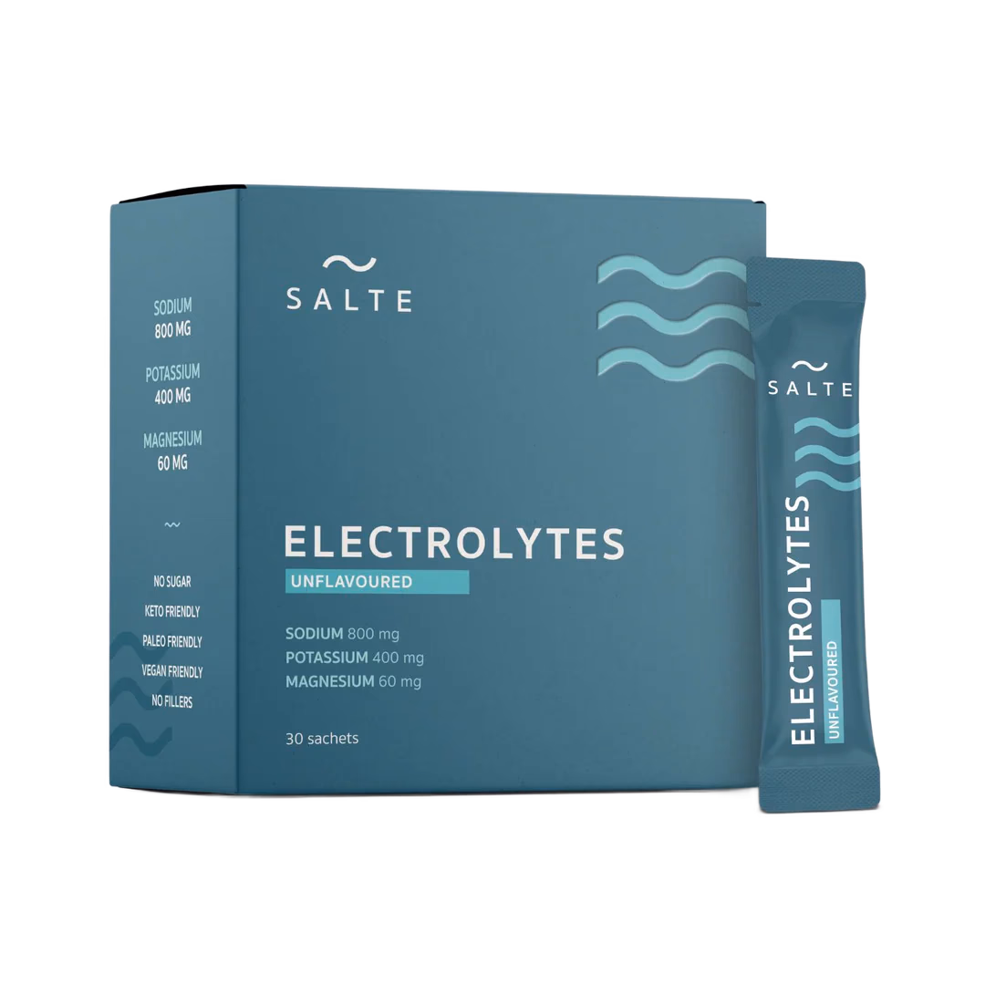 SALTE Elektrolytter – Uten smak – 30 Poser